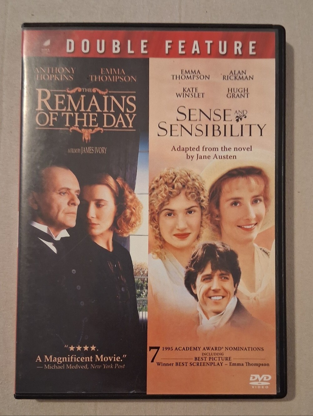 DVD collectors Eddition Sense and Sensibility and The remains of the day
